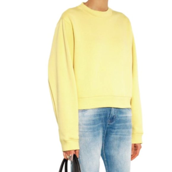 acne studios yellow sweater